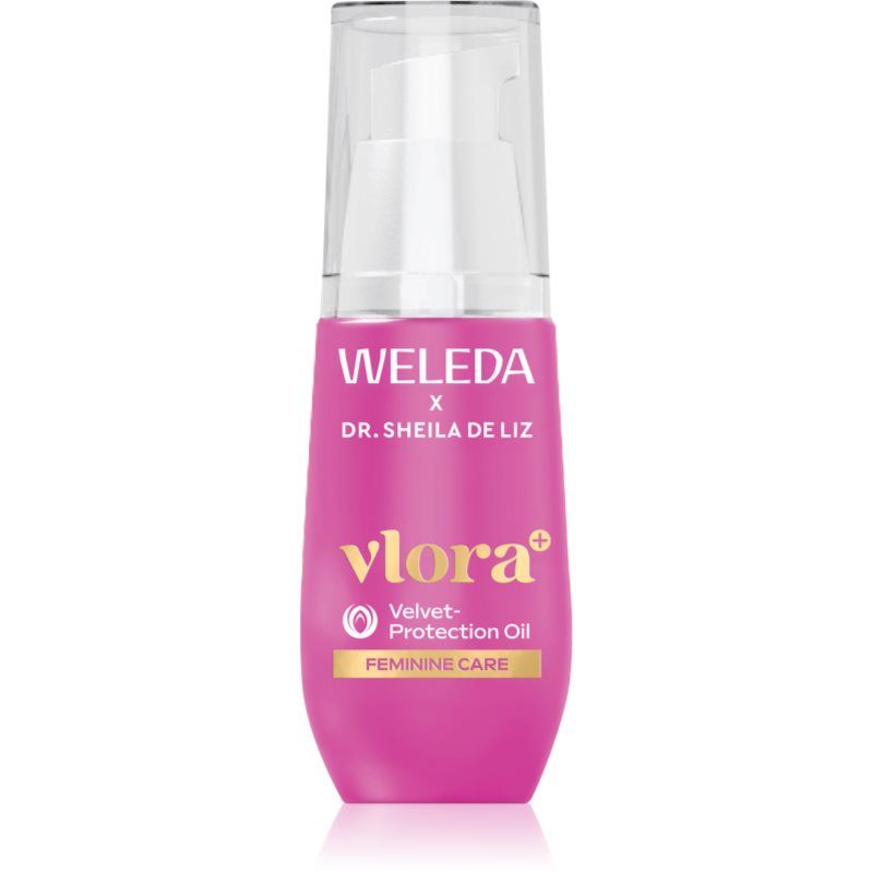 Weleda Vlora+ Velvet Protection Oil Intieme olie Vrouw 30 ml Doos