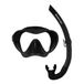 Aqualung Neos - Snorkelset met mono-glazen masker + siliconen snorkel, gehard glas, volume 170 cm³, compact reizen