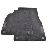 Audi 4GD0612756PS Hoogpolig textiel vloermatten vooraan zwart A6 2 stuks
