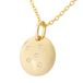 Orphelia ZH-7130/G - CHAIN WITH PENDANT plated BALL- 925 silver - cubic zirkonia - 45 cm