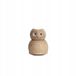 Non-branded Wooden Owl Decoration Oak Brown