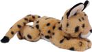 Pia Soft Toys Knuffeldier Serval kat - Beige - Pluche - 28 cm