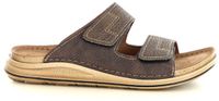 Fischer 556544 Heren Slides Nubuck Bruin Breedte H Maat 45