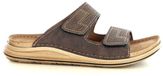 Fischer 556544 Heren Slides Nubuck Bruin Breedte H Maat 45