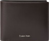 Calvin Klein Portemonnee Leer Mannen Donkerbruin