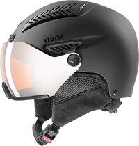 UVEX hlmt 600 Visor Helmet, black mat 57-59cm 2019 Ski & Snowboard helmen