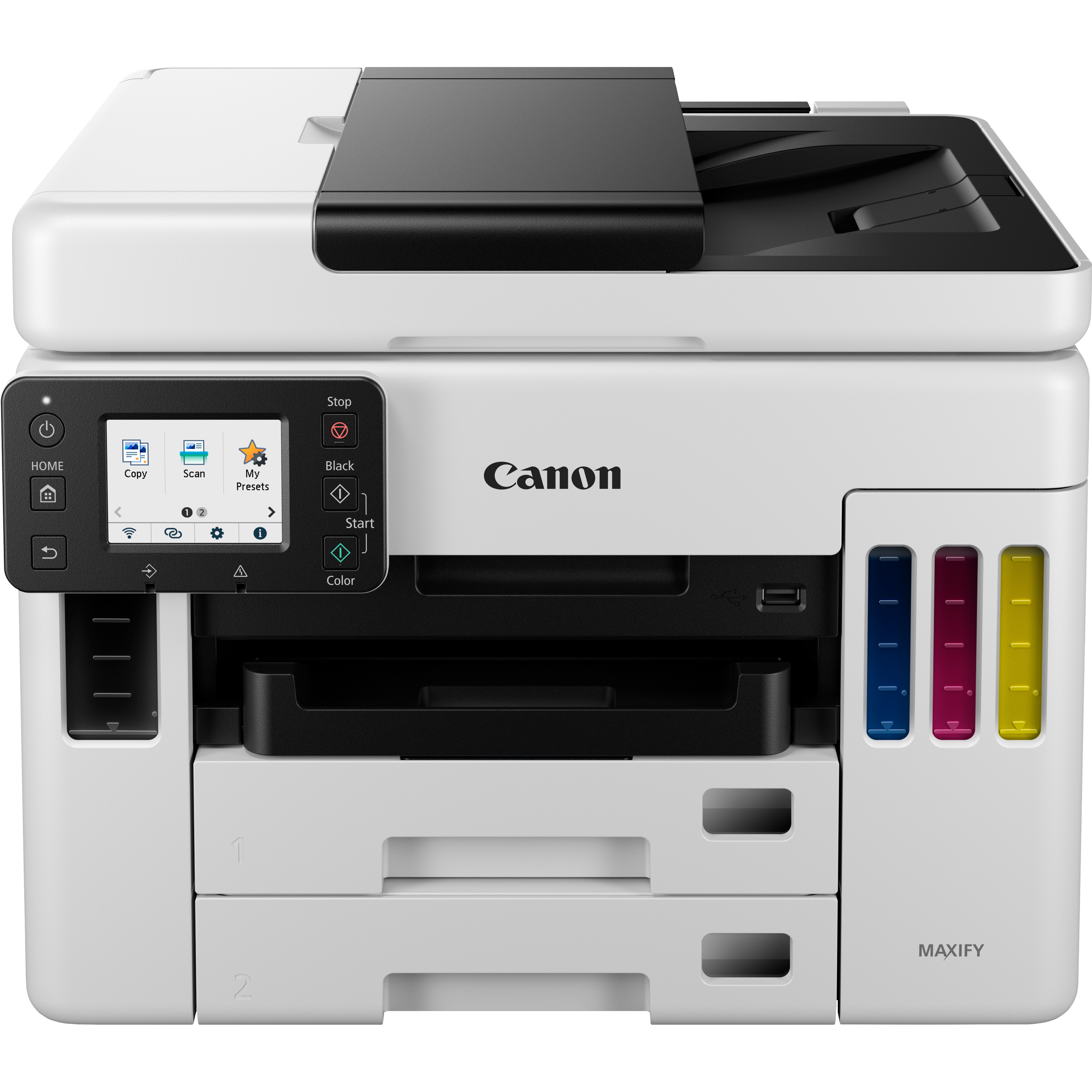 Canon MAXIFY GX7050 MegaTank - Multifunctionele printer - Inkjet - A4 - 600 x 1200 DPI - Wifi