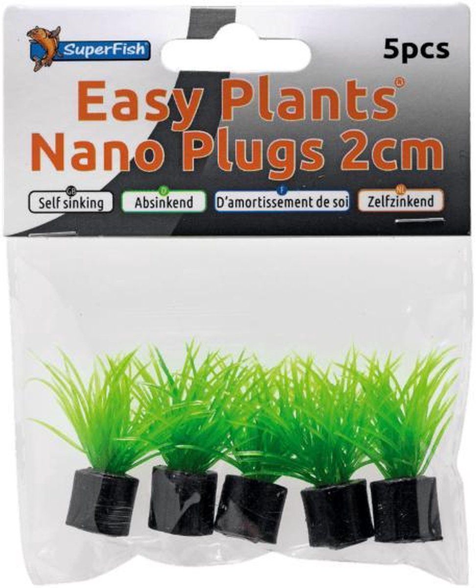 SuperFish easy plants nano plug 2 cm-5 st
