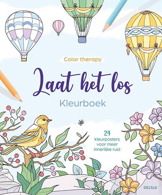 Color therapy Laat het los Kleurboek