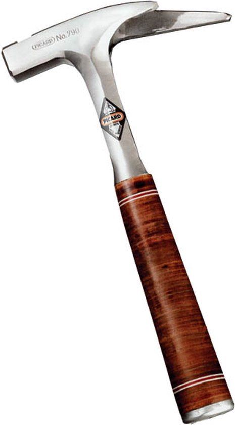 Picard Steigerhamer met lederen greep 79010 - Lathamer - Stalen steel - Rubberen handgreep - Anti-slip - 600 g