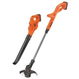 Cortabordes Black+Decker Cortabordes STC1823 con una batería 18V 1,5Ah Litio + Soplador GWC1820PC con una batería 18V 1,5Ah Litio