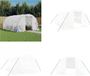 vidaXL Armoire avec cadre en acier, blanc, 12 m², 4x3x2 mètres