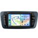 Hexinex Android 15 autoradio avec Carplay, convient pour Seat Ibiza (2009-2013), 2GB+32GB, Wi-Fi, processeur 4 cœurs, navigation GPS, Bluetooth, commande au volant, USB