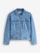 Next - Dames - Fuller Bust Fitted Denim Jacket - Petite - Blauw