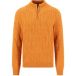 Fynch-Hatton Casual Fit Half-Zip Pullover sienna, Zopfstrickpullover