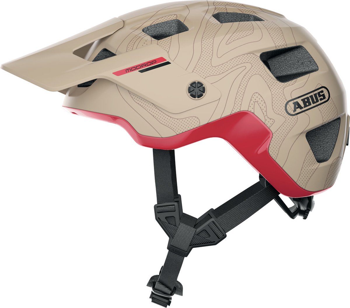 Abus MoDrop Helm - Dusky Camel - S 51-55 CM - Fietshelm