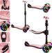 Sun Baby Trottinette pour enfant avec roues lumineuses - Rose