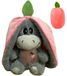 Peluche - Âne - Respirant - 32 cm - Lumière et son - Rose