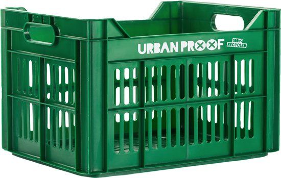 Urban Proof Fietskrat 30L - Legergroen - Gerecycled Kunststof