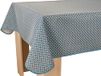 Le linge de Jules Tafelkleed, vuilafstotend, donkere pauw, rechthoekig, 150 x 350 cm, blauw, zwart, saffraan
