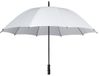 Falcone Bruiloft paraplu bruid/bruidegom - wit - kunststof handvat - dia 130 cm