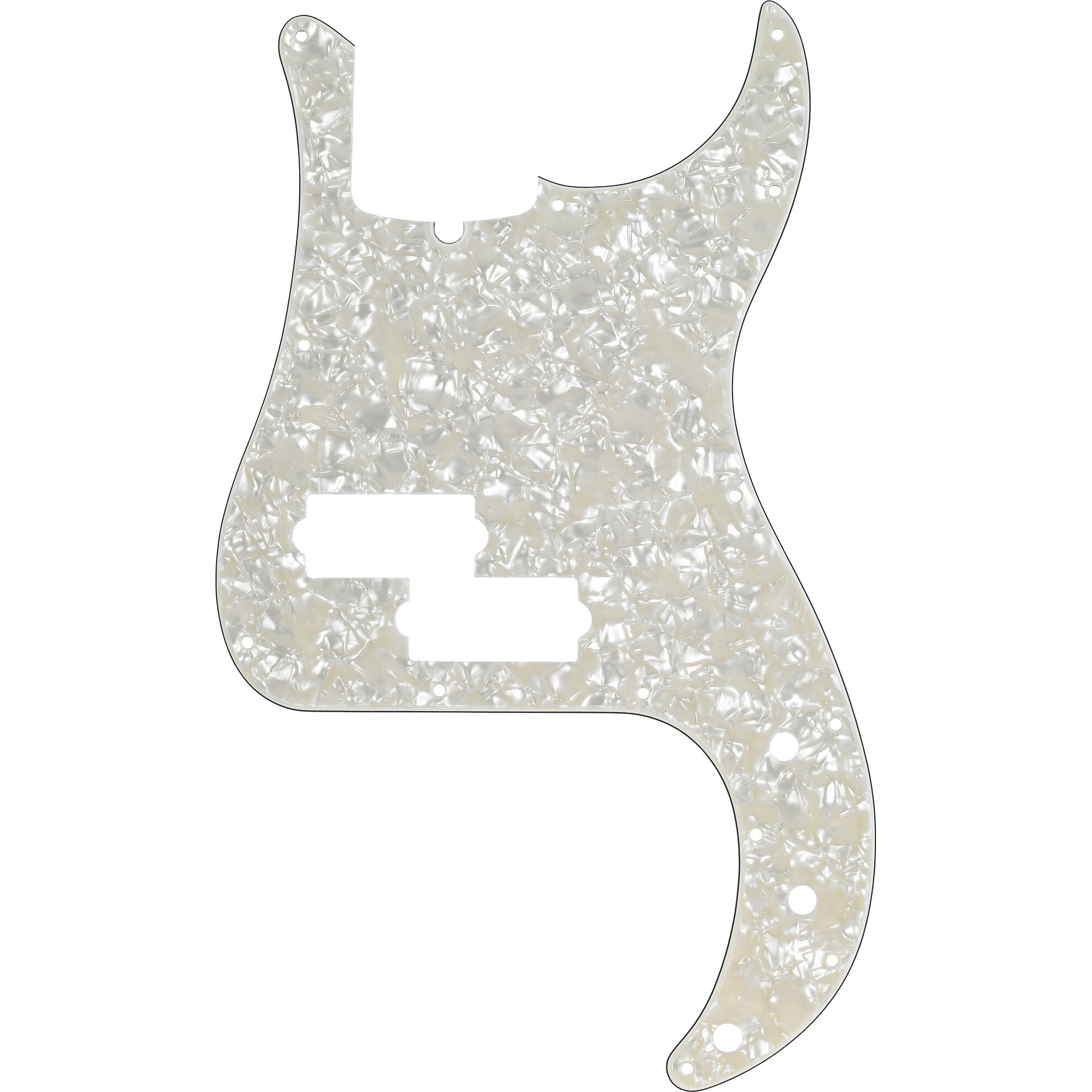 Fender 13-hole Modern Standard Precision Bass Pickguard White Pearl