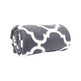 'S Werelds beste gezellige zachte microfleece reisdeken, 50 x 60 inch, lantaarn houtskool