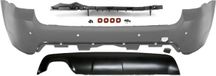 BMW Spoiler arrière pour voitures avec capteurs de stationnement (PDC), apprêté, adapté pour BMW E61, y compris les modèles M, facelift (LCI) de 2007-2010