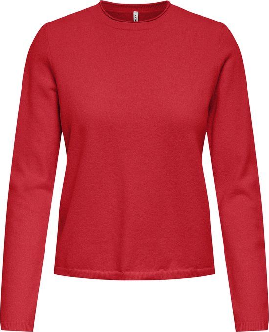 Only Trui Onlloyal Ls Oneck Knt Noos 15368961 Mars Red Dames Maat - S