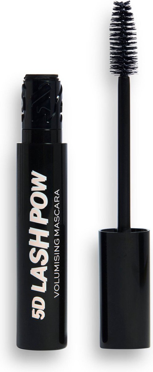 Makeup Revolution - 5D Lash Pow Mascara - Black - Zwart