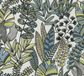 A.S. Création Antigua Botanisch Behang - Blauw, Groen, Zwart, Wit