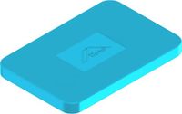 Roto/Gluske DISKOKLICK afstandspalettensysteem onderlegplaat | 53 x 170 x 2 mm | blauw | 250 stuks