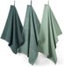 Brabantia Keukenset - 2x 50x70 + 1x 50x50 - 100% Katoen (BCI) - Groen