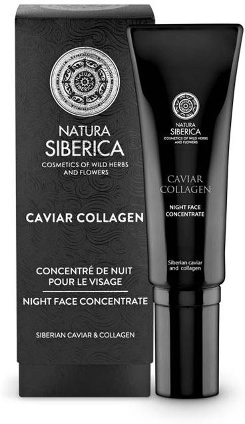 Natura Siberica Caviar Collagen Night face concentrate against first signs of aging 30 ml