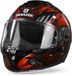 Shark SPARTAN GT REPLIKAN KUR BLACK CHROME RED FULL FACE HELMET XL