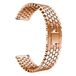 DrPhone RVS6 - Sport Horloge Band Armband Rvs Roestvrij Staal - Geschikt voor Apple Watch 42/44/45mm – Rose Gold