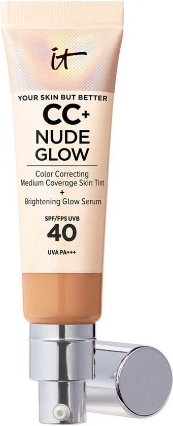 IT Cosmetics CC+ Nude Glow Lightweight Foundation + Glow Serum SPF40 Neutral Tan 32 ml