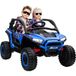 Voiture électrique pour enfants de 3 à 8 ans, 24 V, bleue