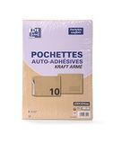 Oxford 100100809 envelop met zelfklevende sluiting, 229 x 324 cm, kraftpapier, 10 stuks