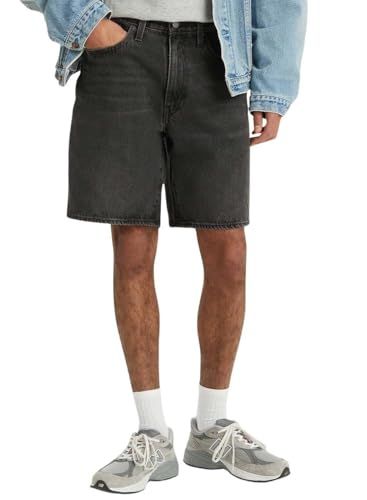 Levi's 468 Loose Korte Jeans Zwart 31 Man