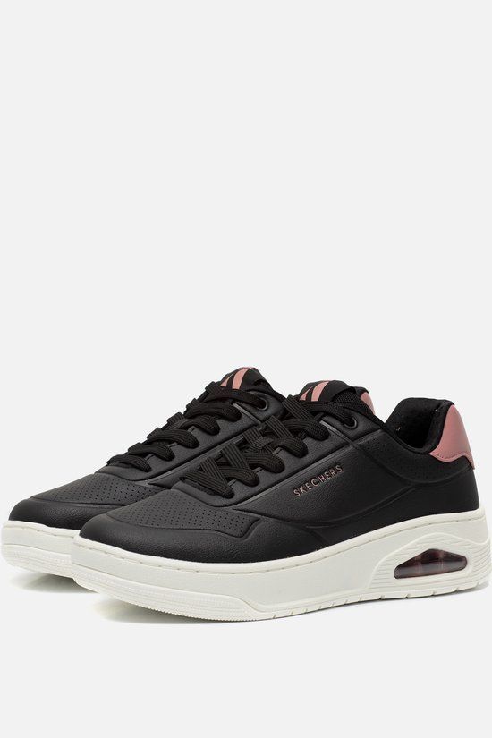 Skechers Uno Court Fast Break Sneakers Zwart