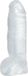 Crystal You2Toys Strakke Doorzichtige Dildo in Natuurlijke Look voor een Stevig Onderonsje – 23 cm - Transparant