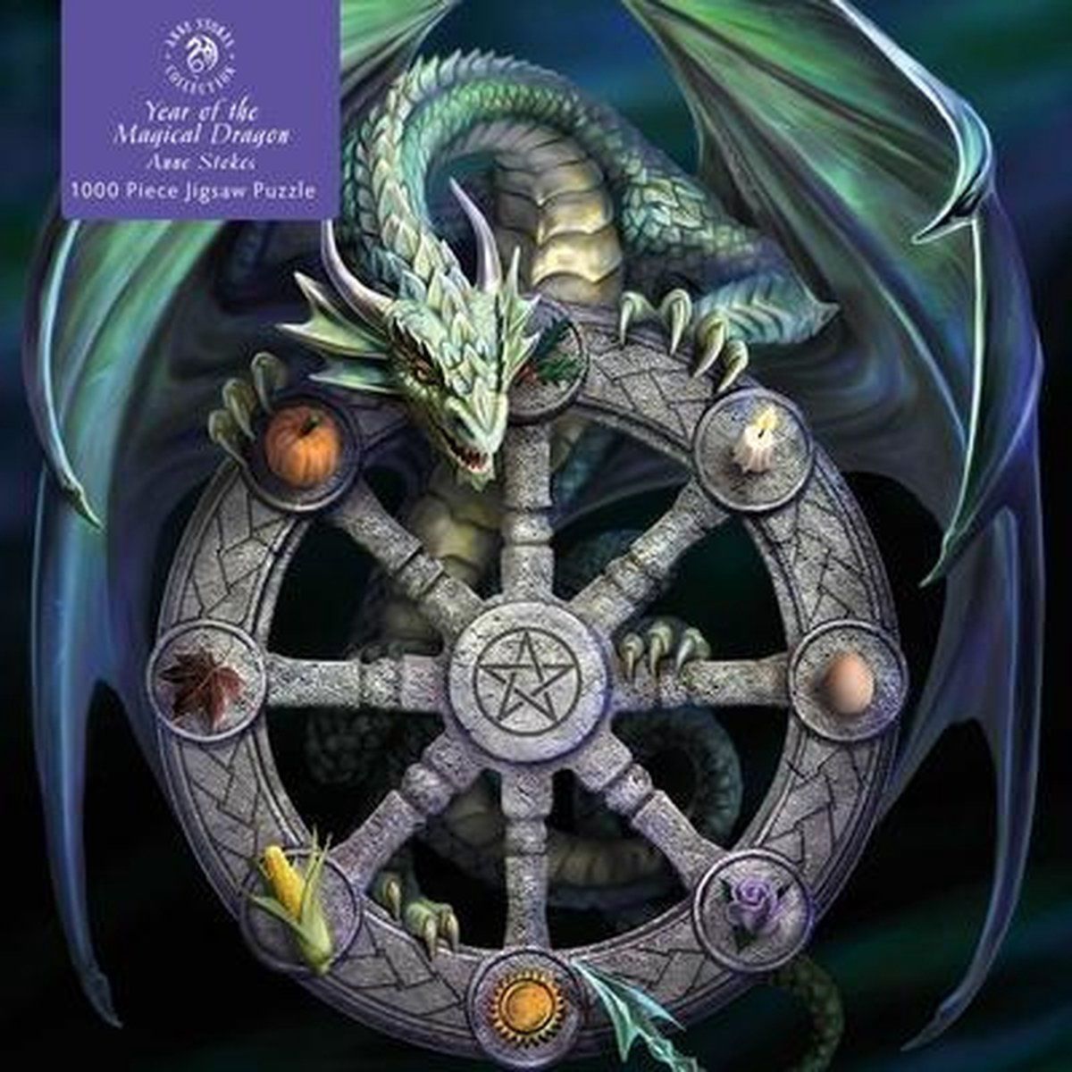 Flame Tree Adult Jigsaw Puzzle Anne Stokes - Multi