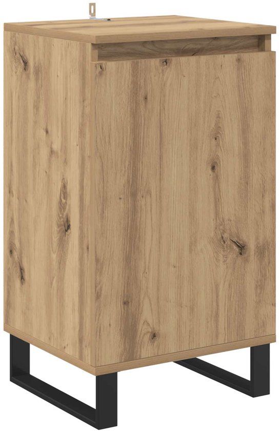 vidaXL Dressoir Artisan Eiken 40 x 35 x 70 cm Bewerkt hout