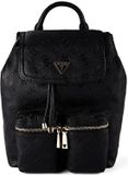 GUESS Manhattan II Flap Backpack Black Logo