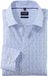OLYMP Dress Shirt Lange Mouwen Heren Blauw Gebloemd Slim Fit Katoen S