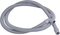 Sans marque Tuyau d'évacuation coudé pour lave-vaisselle convient pour AEG Whirlpool Indesit Gris