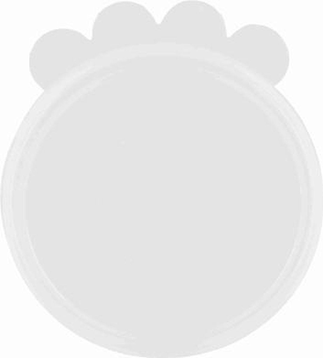 TRIXIE Deksel Voor Blik Siliconen Transparant 7,6 CM 4X2 ST