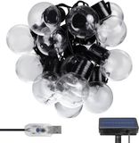 Maclean LED Solar tuinslinger Lichtgordijn Tuinlamp IP44 3W 10lm 3000K 7m