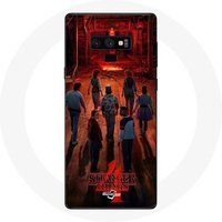 Maniacase Hoesje voor Samsung Galaxy Note 9 Stranger Things Poster Crew Fan Art Seizoen 4